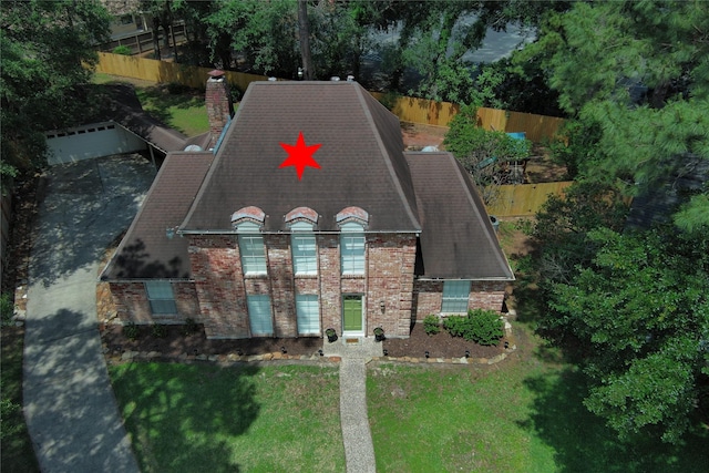 drone / aerial view
