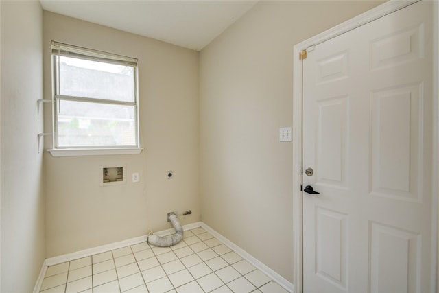 107 Mango St, Lake Jackson, TX 77566 - clothes washing area with washer hookup, baseboards, laundry area, and electric dryer hookup