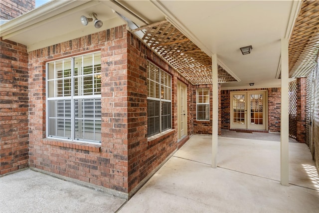 4423 Nassau Dr, Sugar Land, TX 77479 - view of patio / terrace featuring french doors