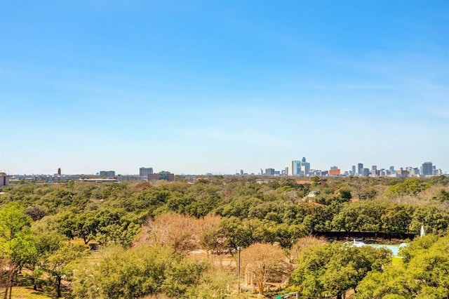 view of nature featuring a city view