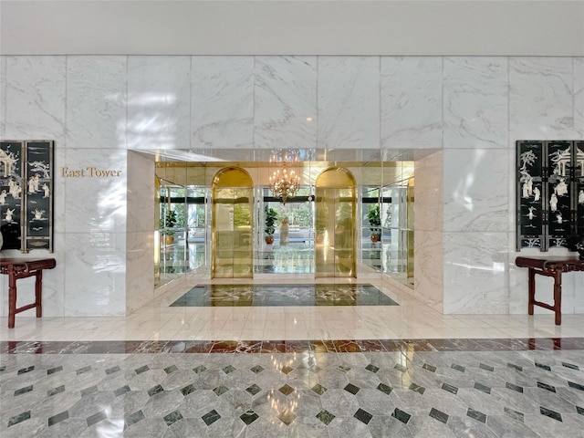 view of community lobby