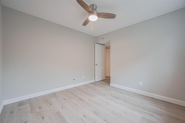 4011 Cypressdale Dr, Spring, TX 77388 - unfurnished room featuring light wood-style floors and a ceiling fan