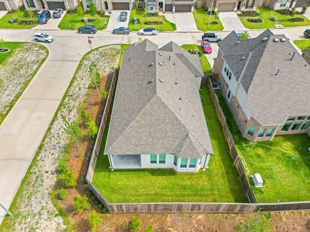 drone / aerial view featuring a residential view