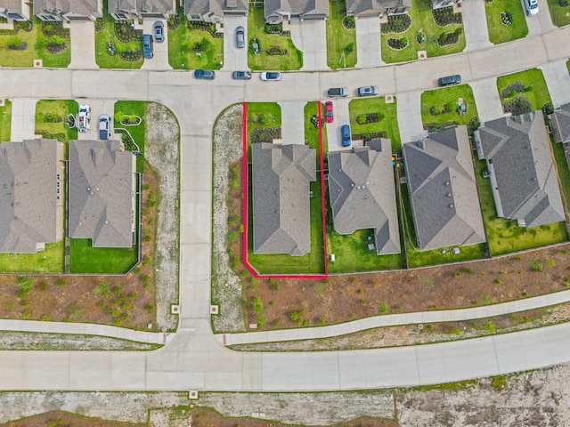 birds eye view of property featuring a residential view