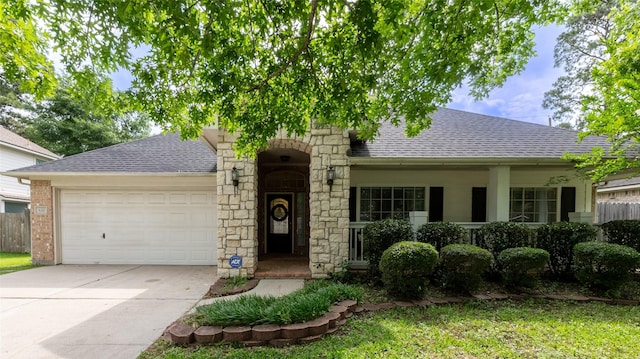 834 Arbor Pne, Tomball, TX 77375 - view of front facade with roof with shingles, a garage, and driveway