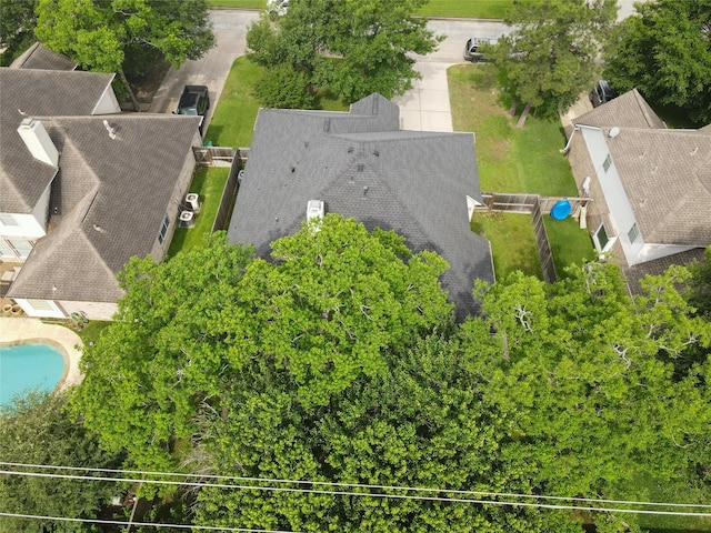 834 Arbor Pne, Tomball, TX 77375 - bird's eye view of a pool area