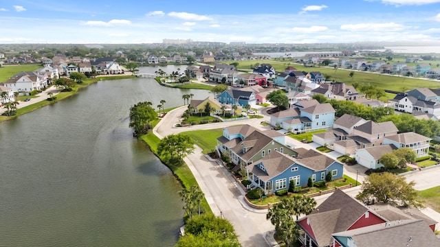 8 Latitude Ln, Galveston, TX 77554 - bird's eye view featuring a residential view and a water view
