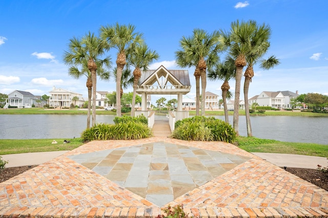 8 Latitude Ln, Galveston, TX 77554 - view of community featuring a water view and a residential view