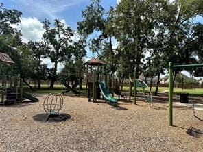 view of community jungle gym