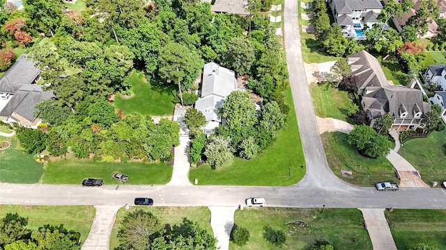 bird's eye view featuring a residential view