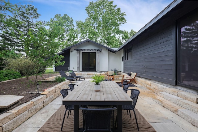 view of patio / terrace with outdoor dining space