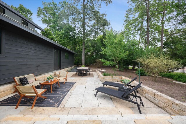 5510 Harvest Oak Landing Dr, Spring, TX 77386 - view of patio / terrace featuring outdoor dining area