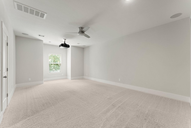 26111 Upper Beacon Pl, Montgomery, TX 77316 - spare room with baseboards, a ceiling fan, and visible vents