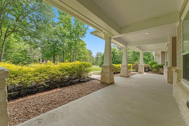 26111 Upper Beacon Pl, Montgomery, TX 77316 - view of patio featuring a porch