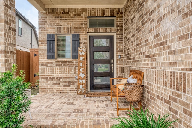 23611 Blackhaw Blossom Ln, Katy, TX 77493 - doorway to property featuring brick siding