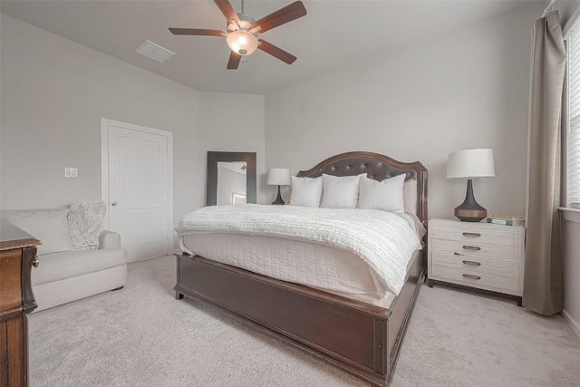 23611 Blackhaw Blossom Ln, Katy, TX 77493 - bedroom with light carpet, a ceiling fan, and multiple windows
