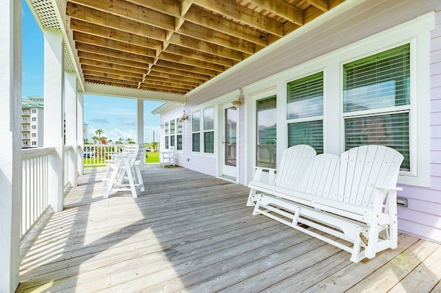 view of deck