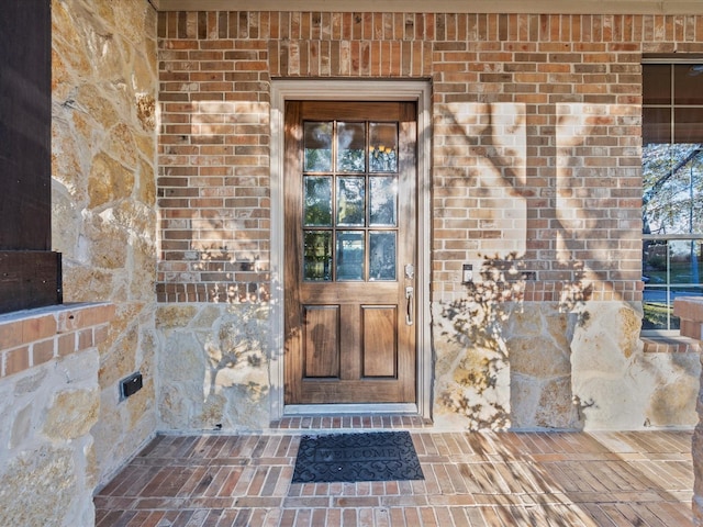17306 Lake Chelan Ln, Humble, TX 77346 - property entrance featuring stone siding and brick siding