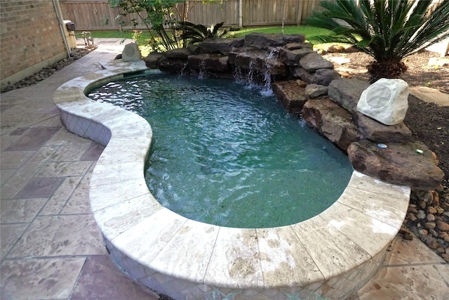 17306 Lake Chelan Ln, Humble, TX 77346 - view of swimming pool with fence and a fenced in pool