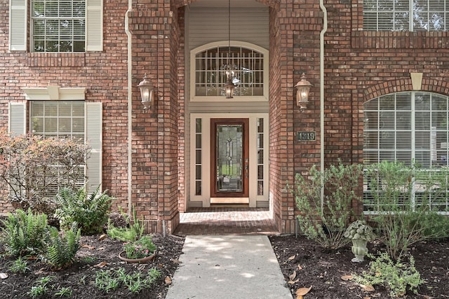 4319 Island Hills Dr, Pasadena, TX 77059 - view of exterior entry featuring brick siding