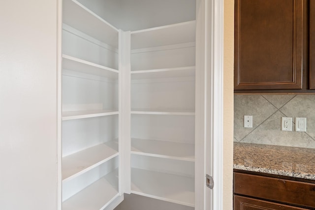 view of pantry