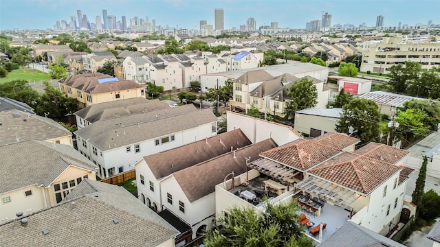 5336 Inker St, Houston, TX 77007 - bird's eye view featuring a view of city and a residential view