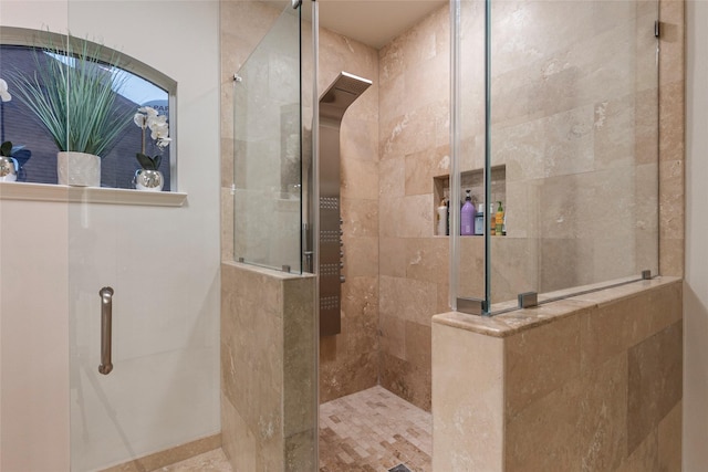 full bath featuring walk in shower