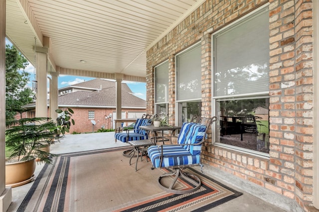 view of patio / terrace with outdoor dining space