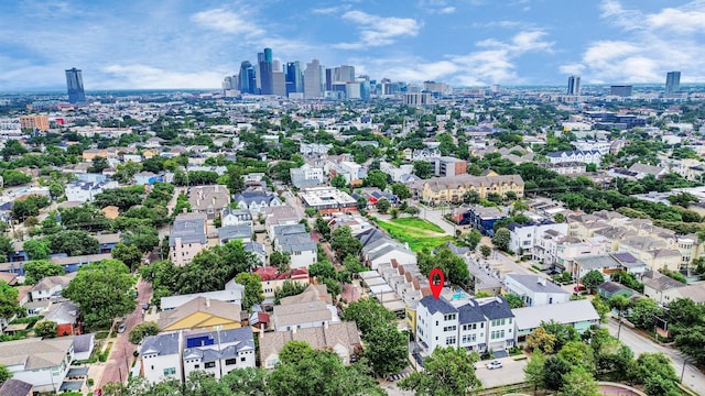 2303 Yupon St, Houston, TX 77006 - aerial view featuring a view of city