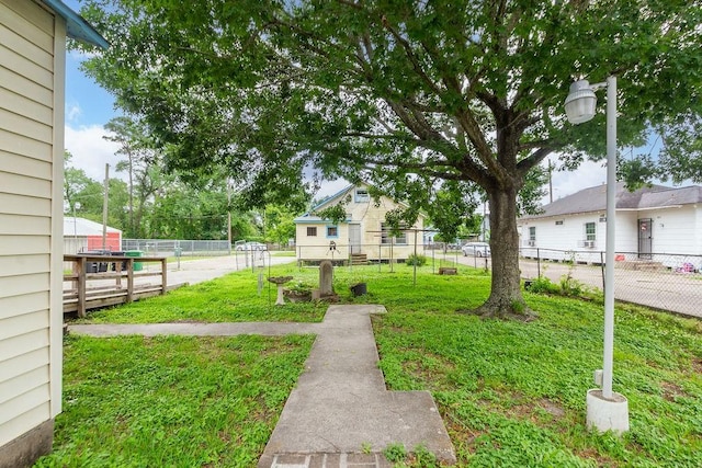 1817 Mcdaniel St, Houston, TX 77093 - view of yard with fence