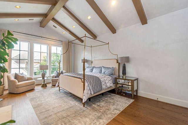 5262 Huckleberry Ln, Houston, TX 77056 - bedroom with wood finished floors, recessed lighting, and baseboards