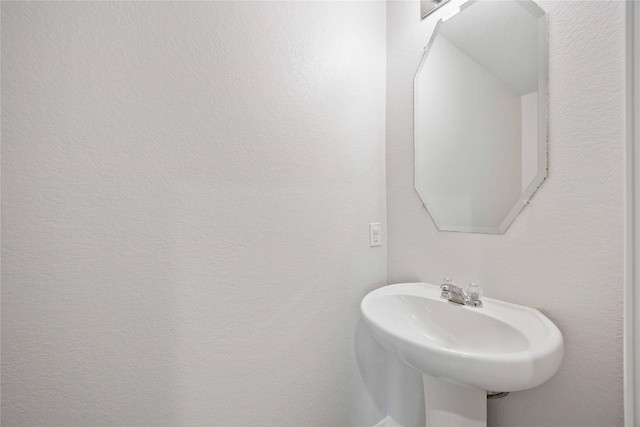 bathroom with a sink