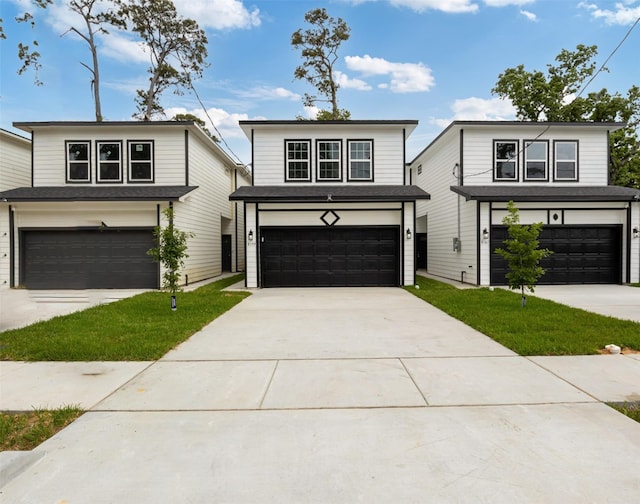 8159 Crestview Dr, Houston, TX 77028 - traditional-style house featuring a garage, concrete driveway, and a front yard