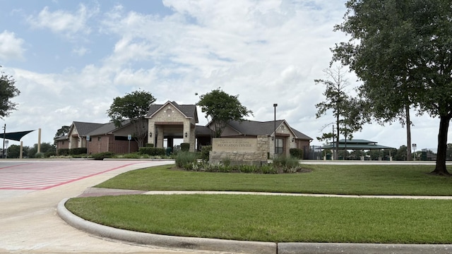 13510 Marblepointe Ln, Cypress, TX 77429 - surrounding community with a yard and a gazebo