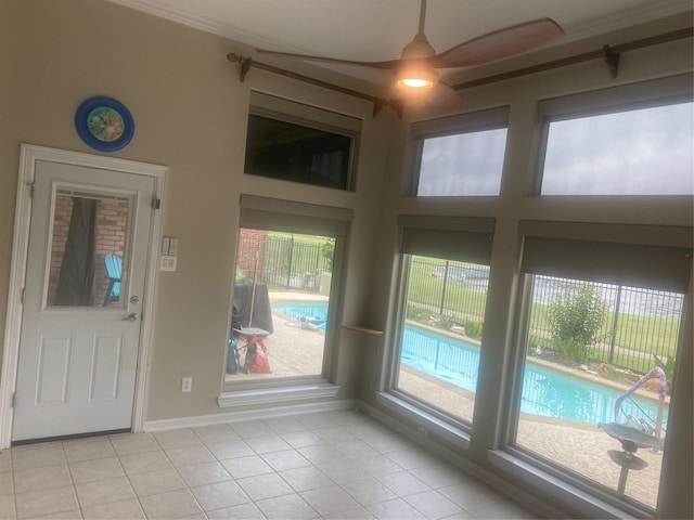 1322 Wellshire Dr, Katy, TX 77494 - interior space with light tile patterned flooring and baseboards