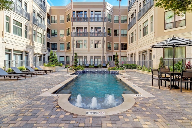view of pool