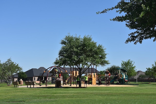 3009 Kurth Canyon Ct, League City, TX 77573 - communal playground featuring a yard