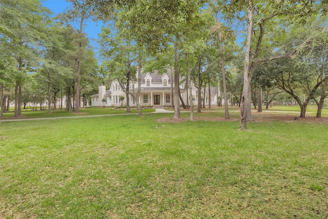 view of yard featuring a porch