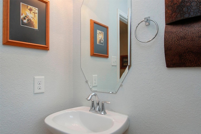 bathroom with a sink