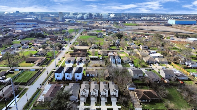326 Gans St Unit A, Houston, TX 77029 - drone / aerial view with a residential view