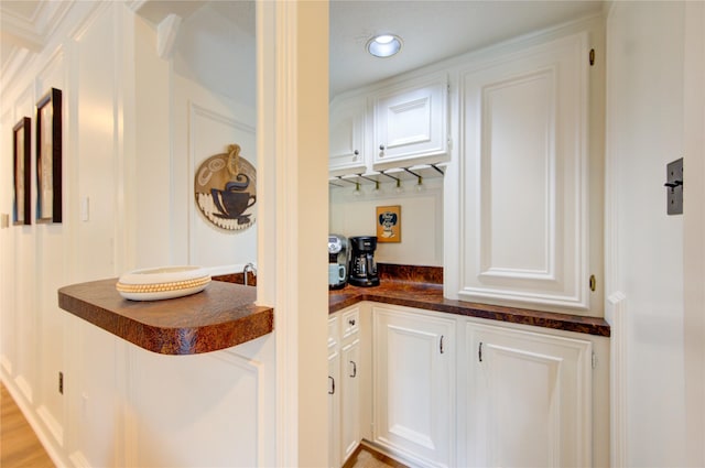bar with recessed lighting