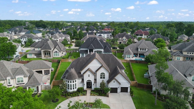 birds eye view of property featuring a residential view
