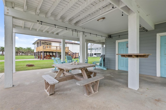 view of patio / terrace with outdoor dining area