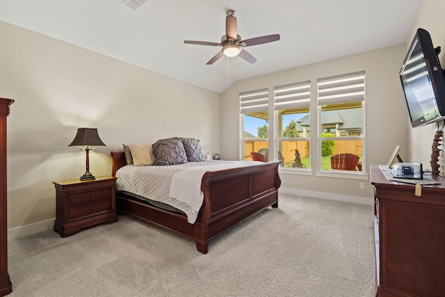 720 Serenity View Ln, Katy, TX 77493 - bedroom featuring baseboards, ceiling fan, and light carpet