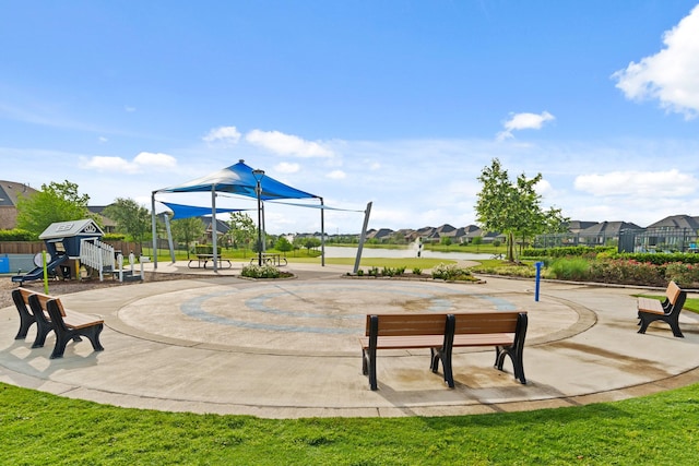 720 Serenity View Ln, Katy, TX 77493 - view of community featuring playground community and a residential view