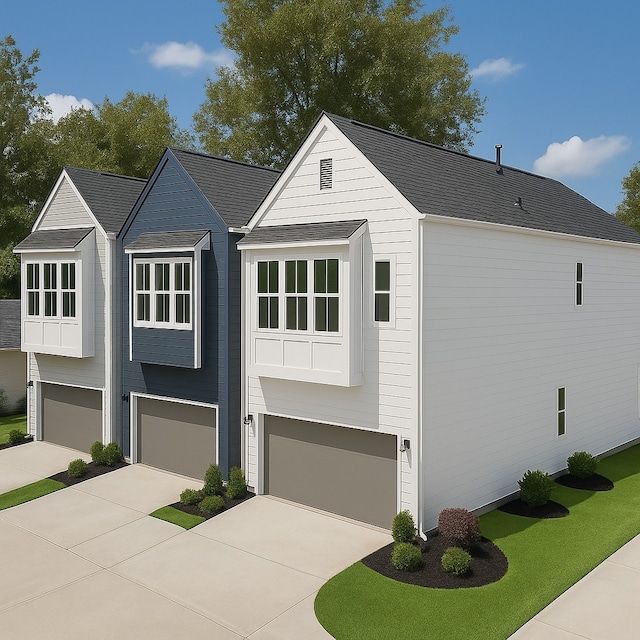 330 Neyland St, Houston, TX 77022 - view of front facade featuring an attached garage and driveway