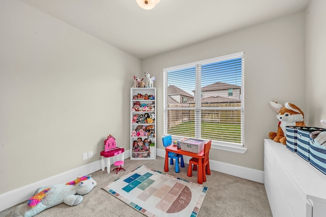 32927 Franklin Brooks Dr, Brookshire, TX 77423 - recreation room featuring carpet floors, baseboards, and a wealth of natural light