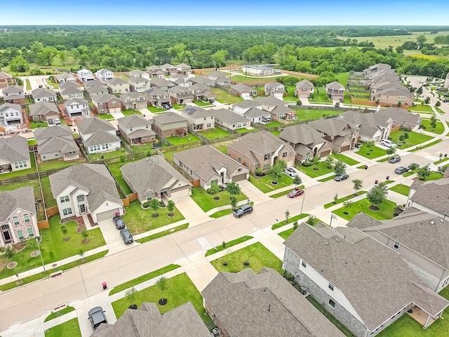 32927 Franklin Brooks Dr, Brookshire, TX 77423 - drone / aerial view with a residential view