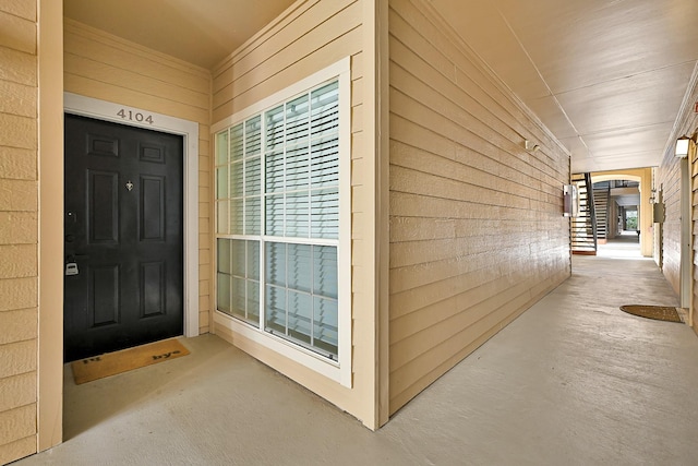 view of entrance to property