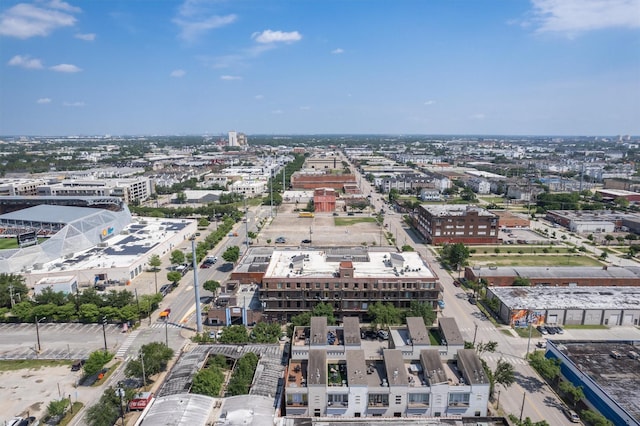 aerial view featuring a city view